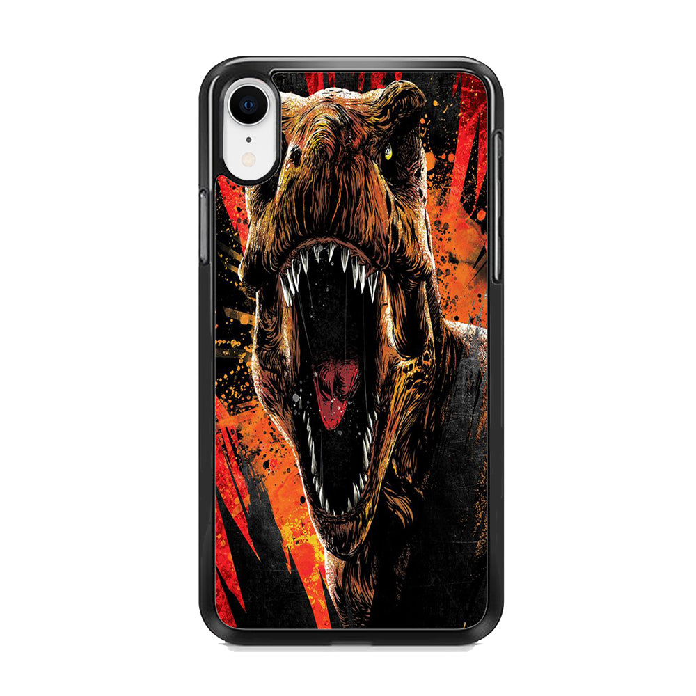 Jurassic World Angry T Rex iPhone XR Case