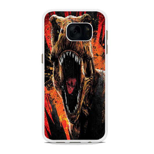 Jurassic World Angry T Rex Samsung Galaxy S7 Edge Case