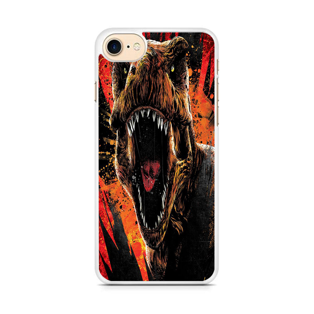 Jurassic World Angry T Rex iPhone 8 Case