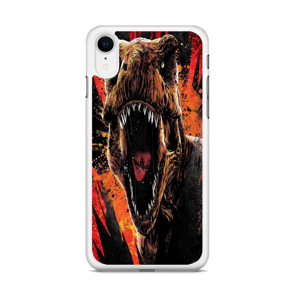Jurassic World Angry T Rex iPhone XR Case