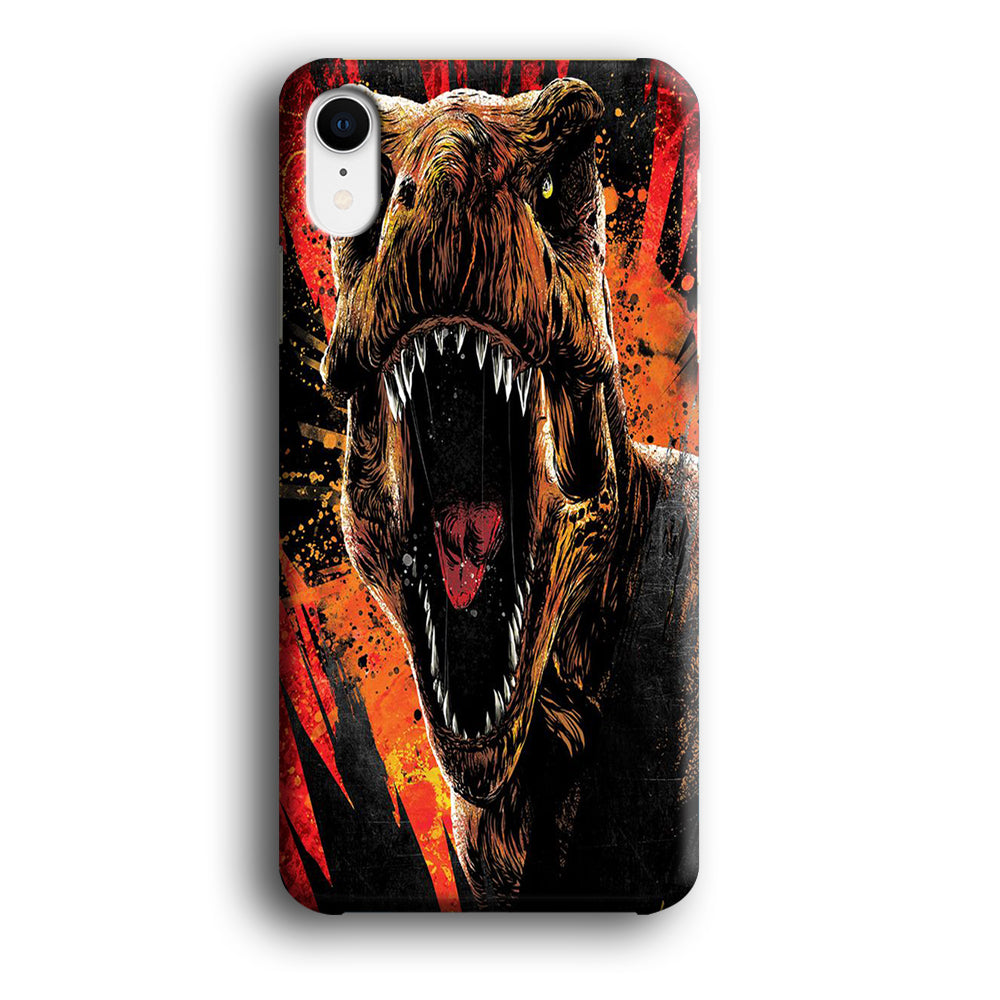 Jurassic World Angry T Rex iPhone XR Case