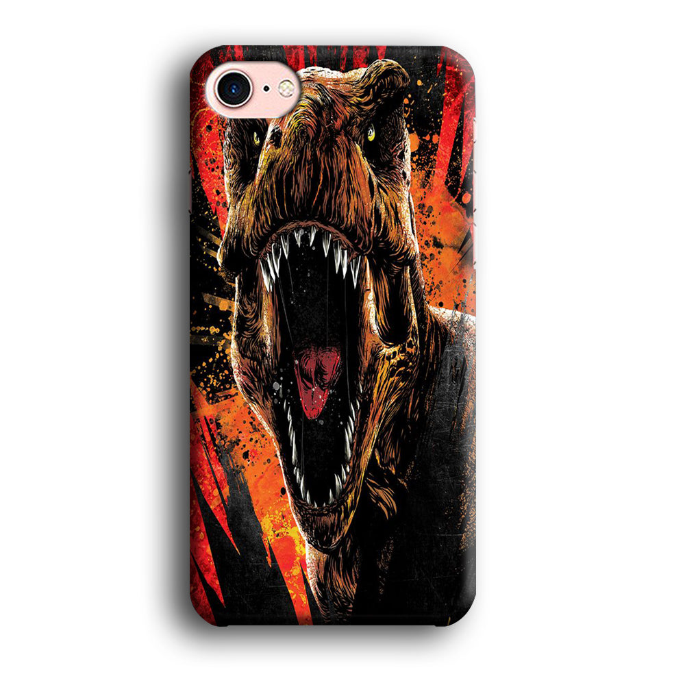 Jurassic World Angry T Rex iPhone 8 Case