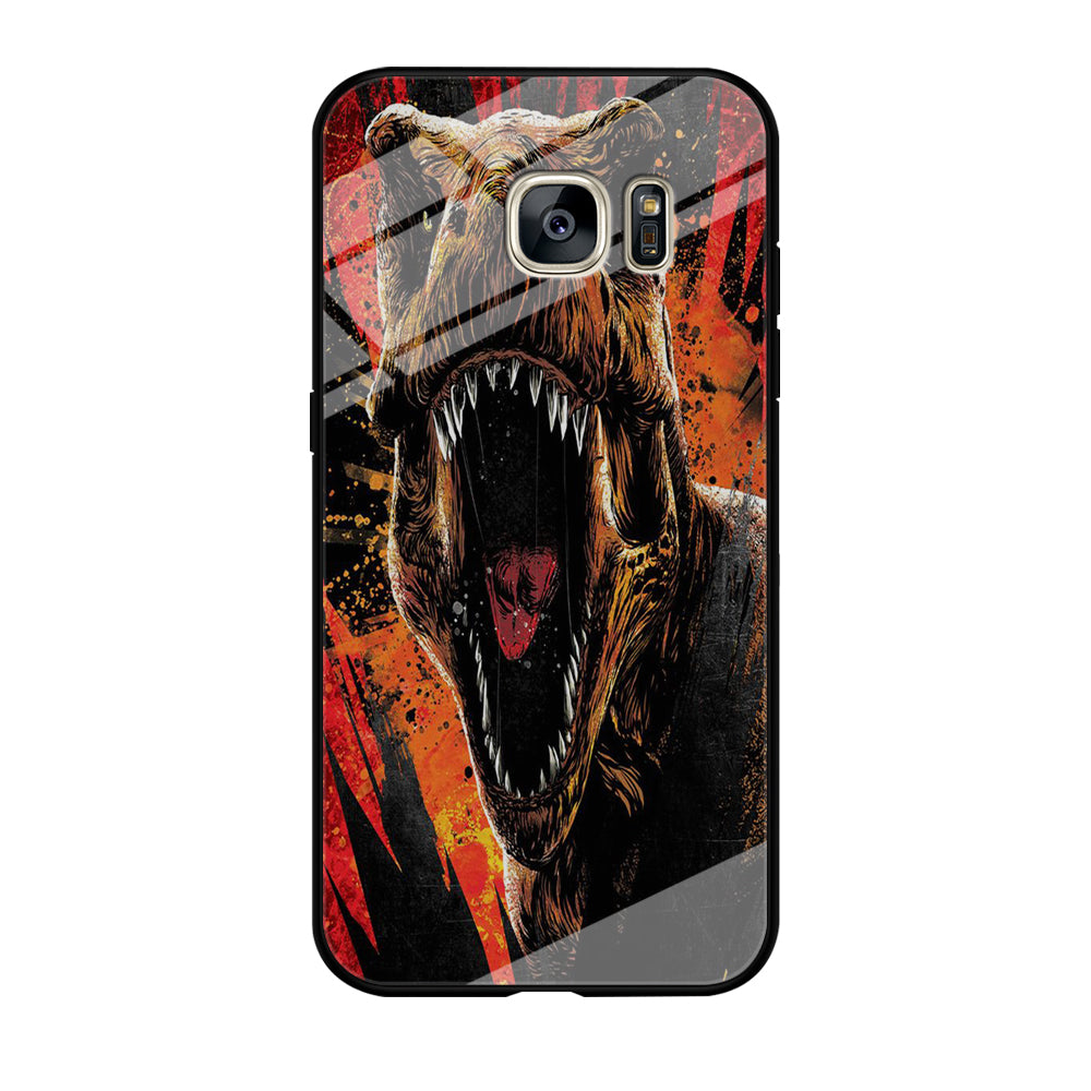 Jurassic World Angry T Rex Samsung Galaxy S7 Edge Case