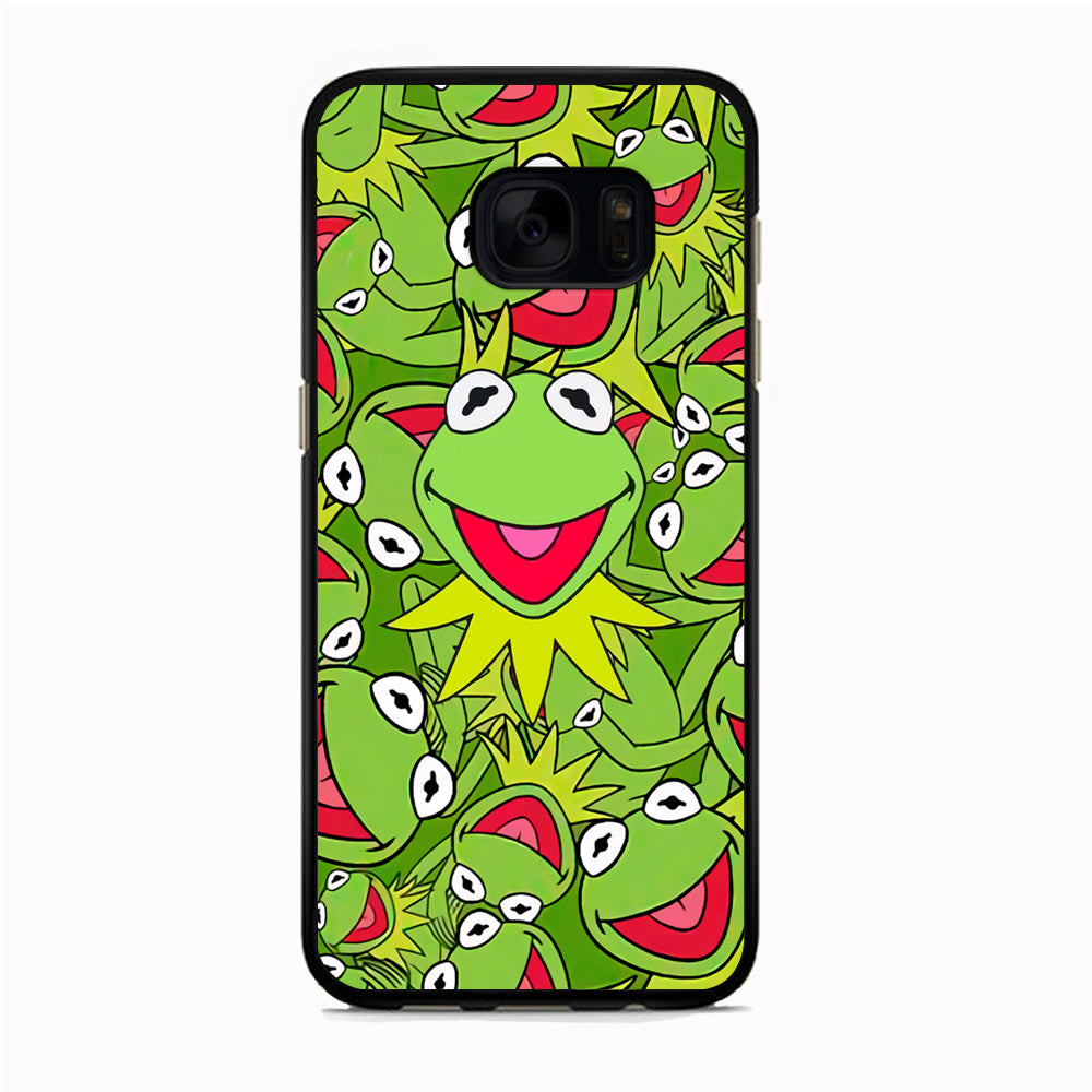 Kermit Frog Smile Block of Smile Samsung Galaxy S7 Edge Case