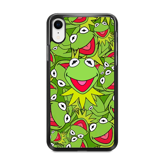 Kermit Frog Smile Block of Smile iPhone XR Case