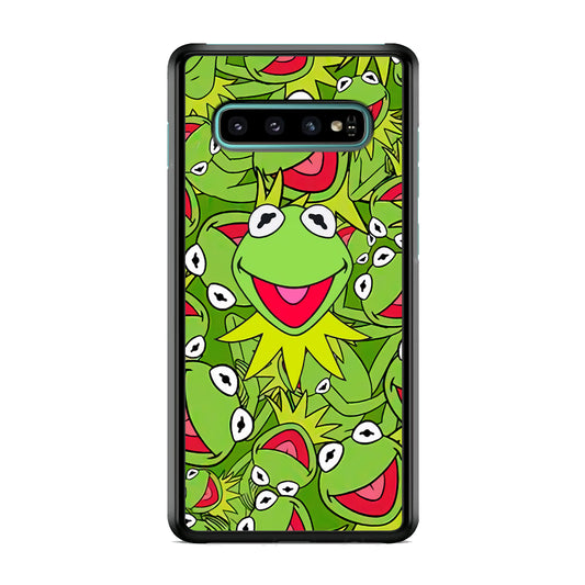 Kermit Frog Smile Block of Smile Samsung Galaxy S10 Plus Case