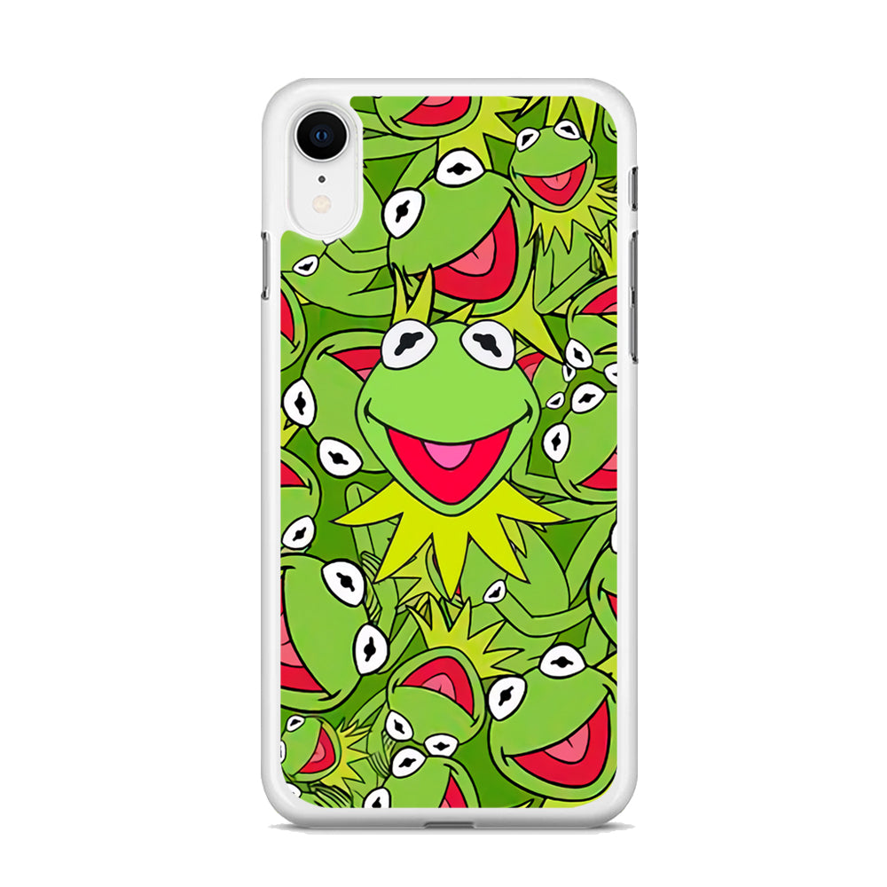 Kermit Frog Smile Block of Smile iPhone XR Case