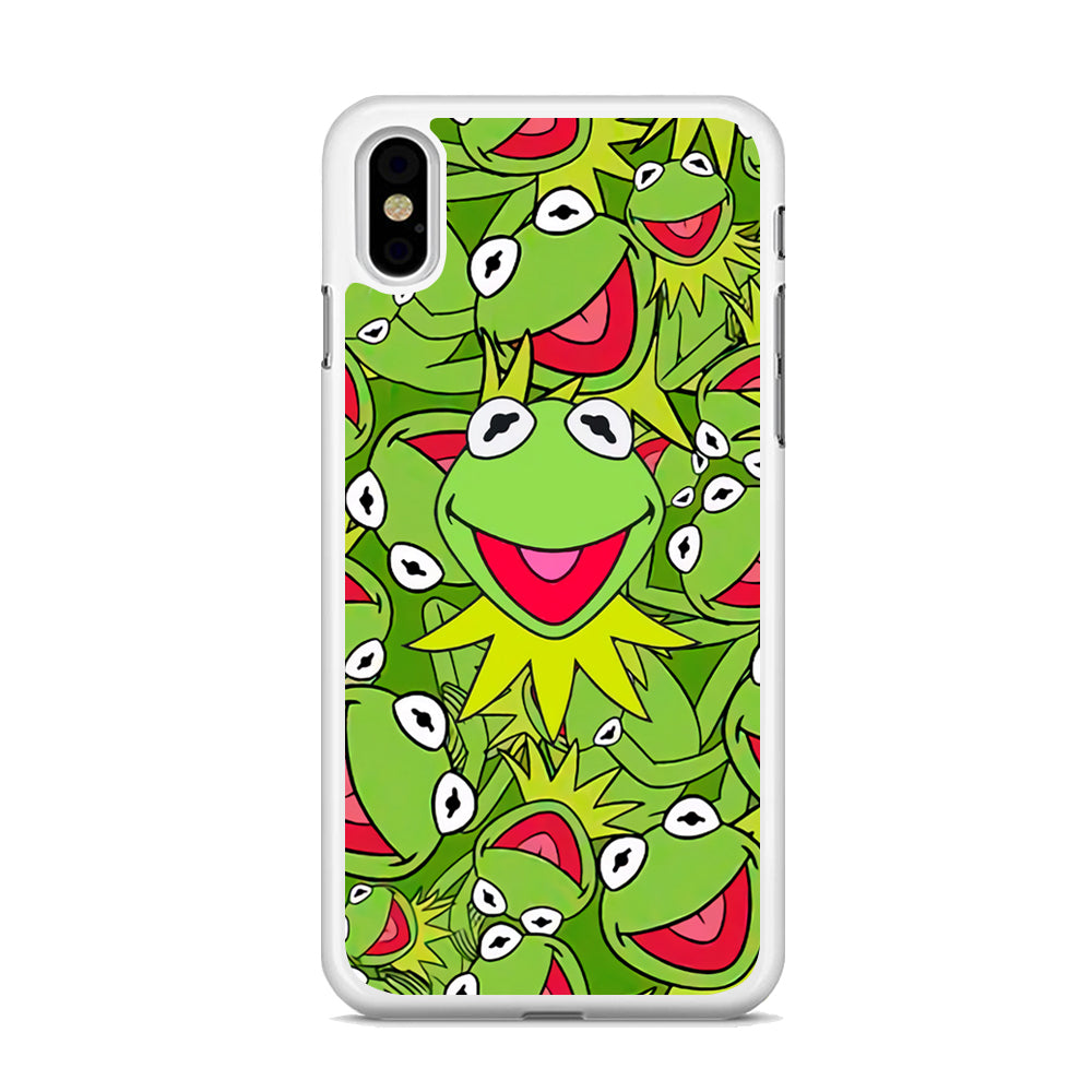 Kermit Frog Smile Block of Smile iPhone XS MAX Case