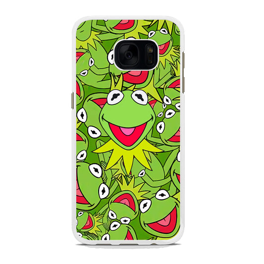 Kermit Frog Smile Block of Smile Samsung Galaxy S7 Edge Case