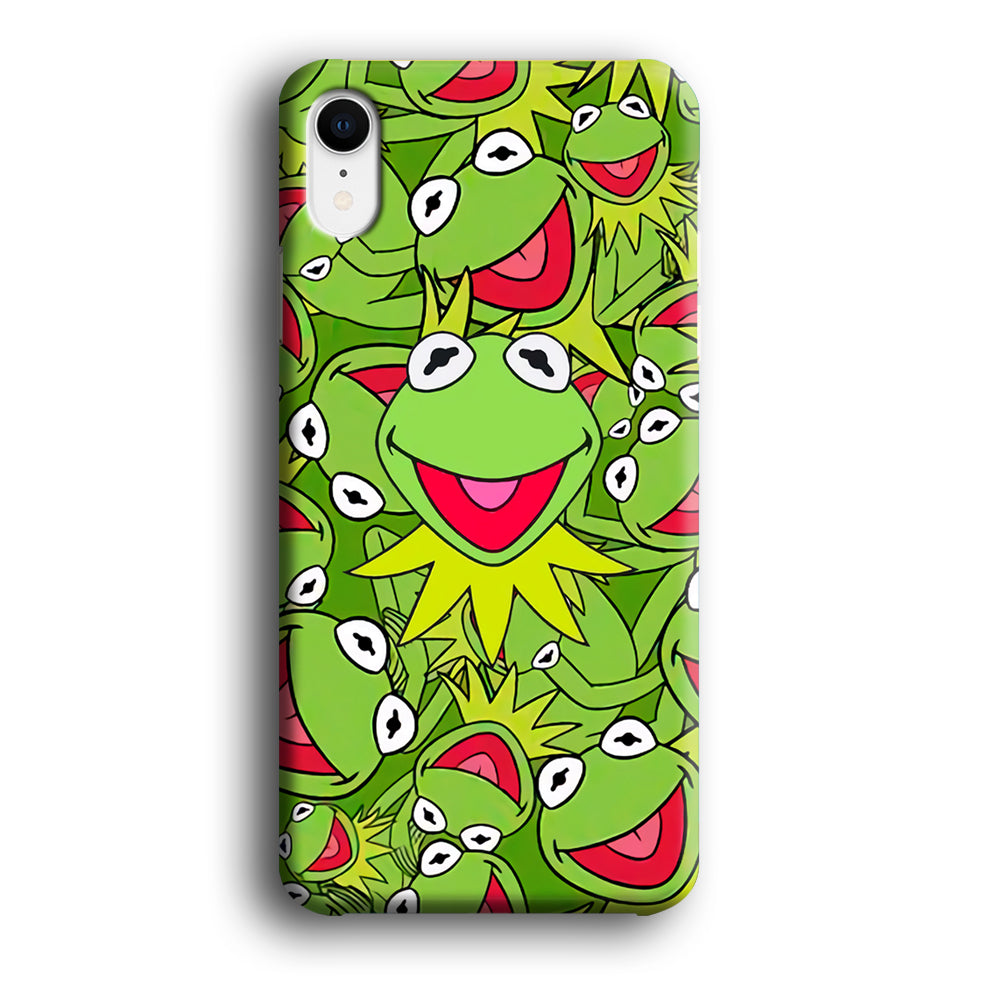 Kermit Frog Smile Block of Smile iPhone XR Case