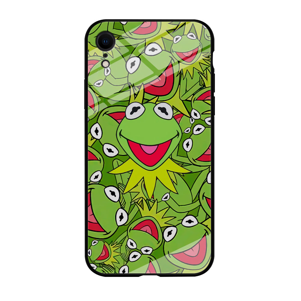 Kermit Frog Smile Block of Smile iPhone XR Case