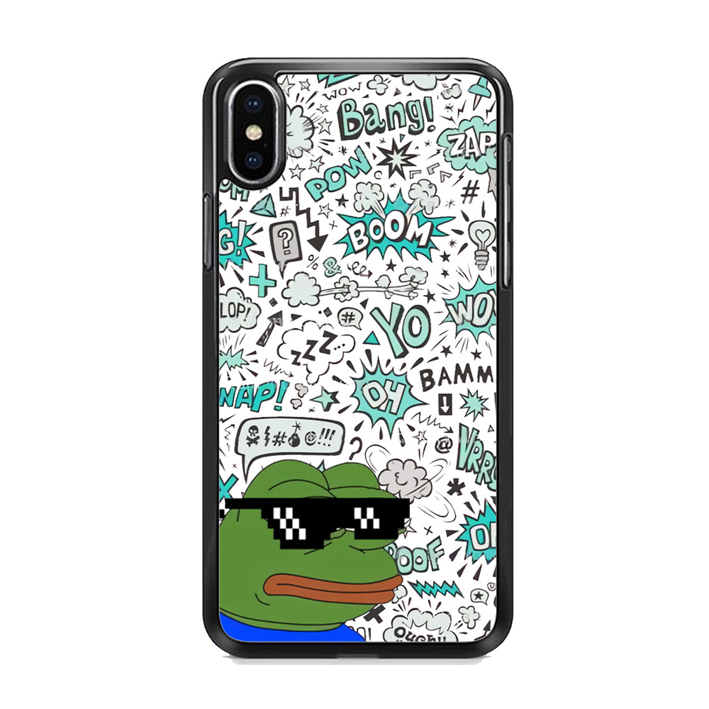 Kermit Frog like Boss iPhone X Case