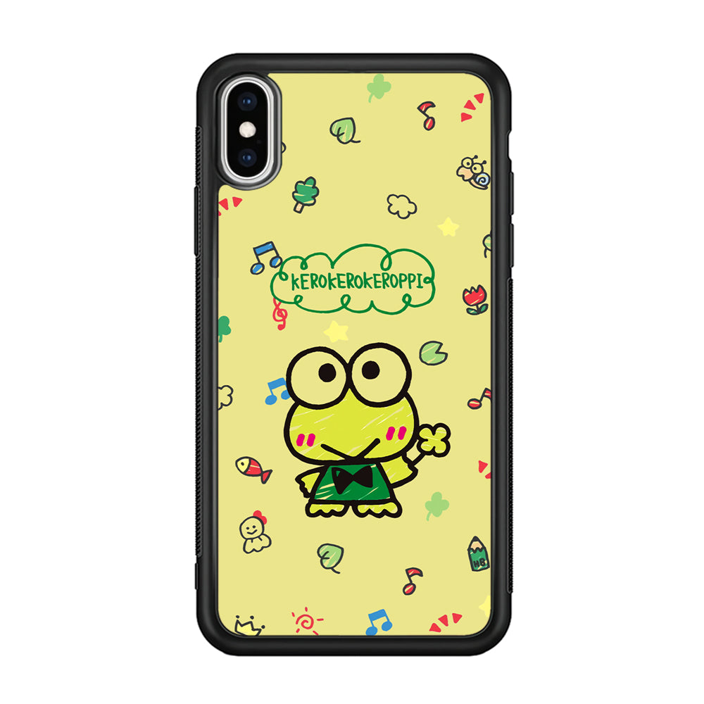 Keroppi Plesure at The Garden iPhone XS Case