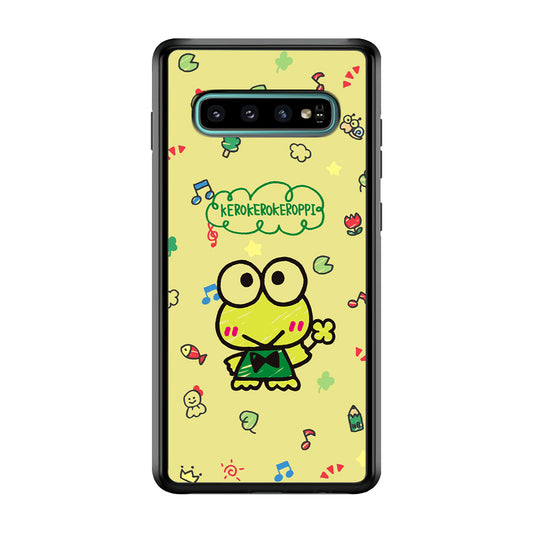 Keroppi Plesure at The Garden Samsung Galaxy S10 Case