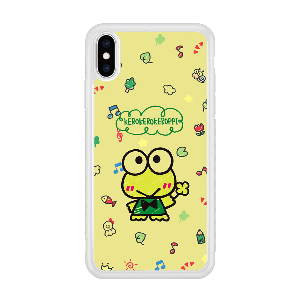 Keroppi Plesure at The Garden iPhone XS Case