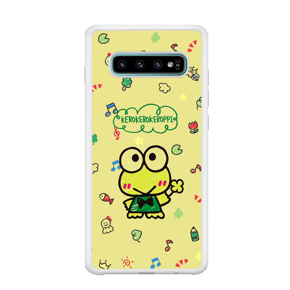 Keroppi Plesure at The Garden Samsung Galaxy S10 Case