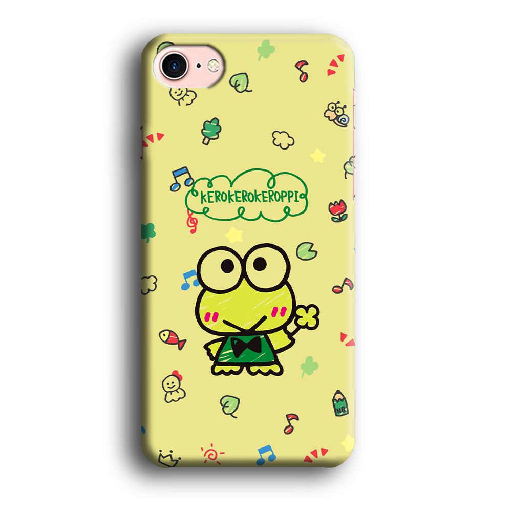 Keroppi Plesure at The Garden iPhone 8 Case