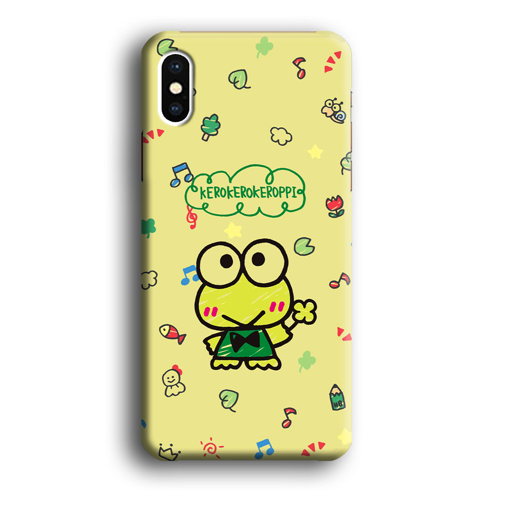 Keroppi Plesure at The Garden iPhone XS Case