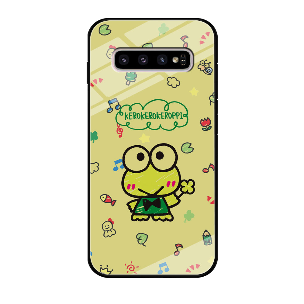 Keroppi Plesure at The Garden Samsung Galaxy S10 Case