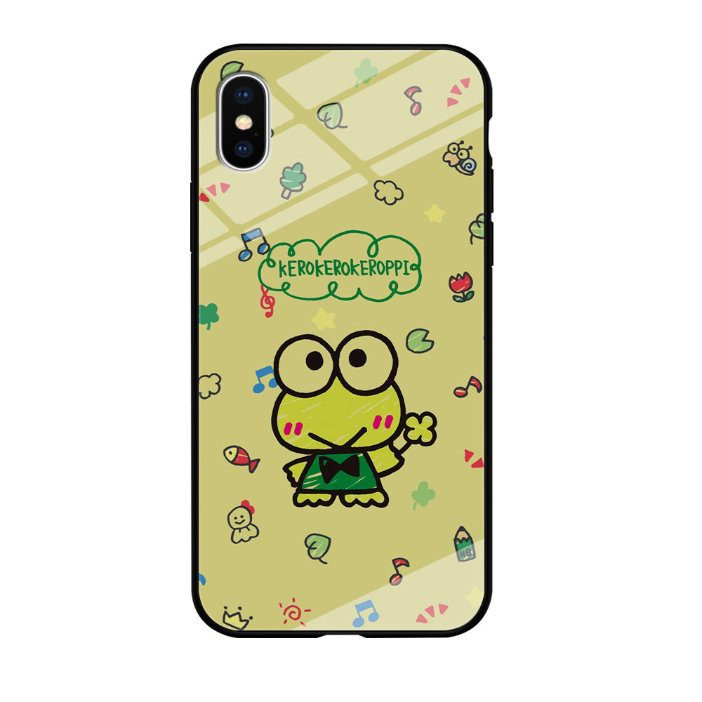 Keroppi Plesure at The Garden iPhone XS Case