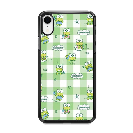 Keroppi Flannel Wallpaper iPhone XR Case