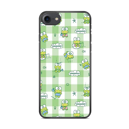 Keroppi Flannel Wallpaper iPhone 8 Case