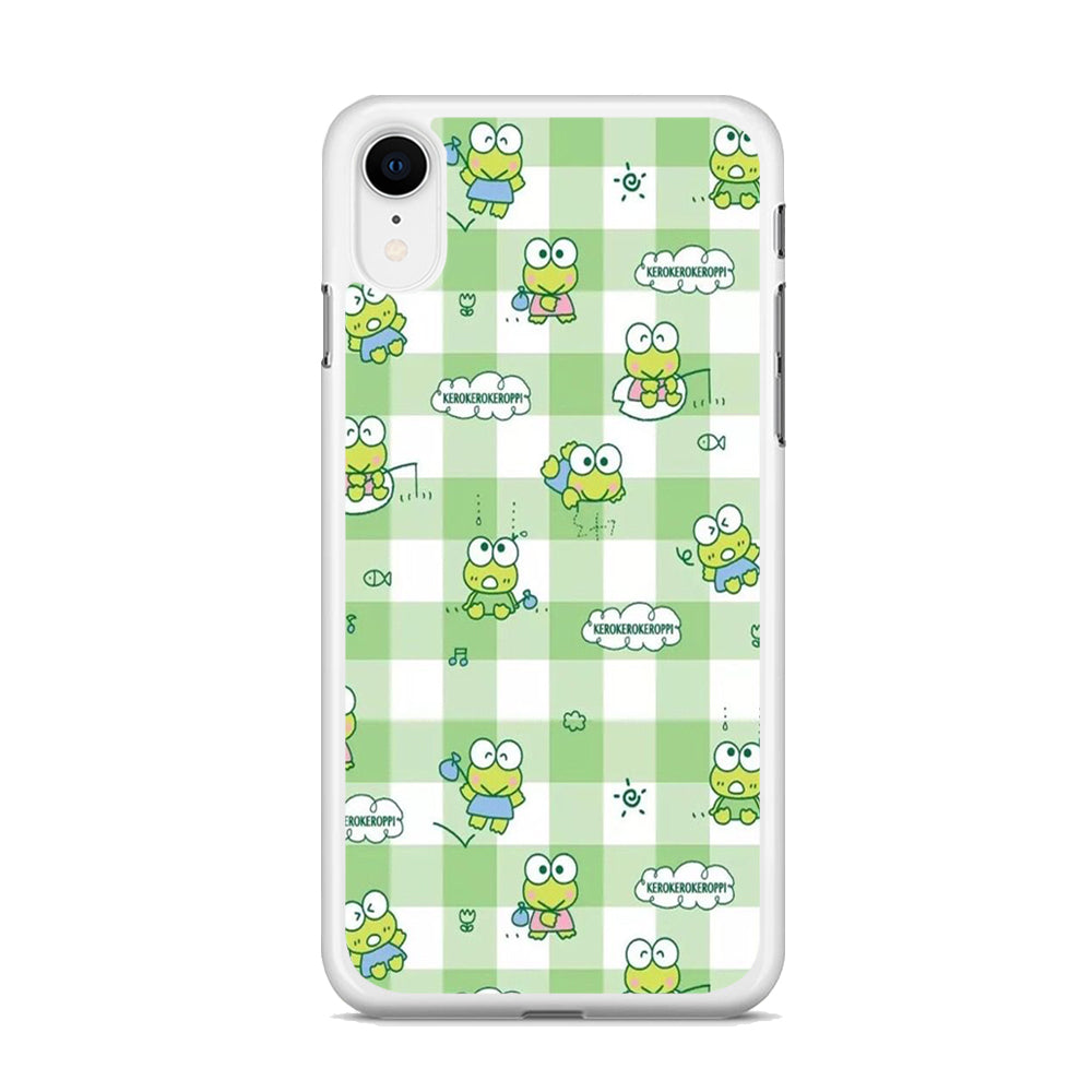 Keroppi Flannel Wallpaper iPhone XR Case