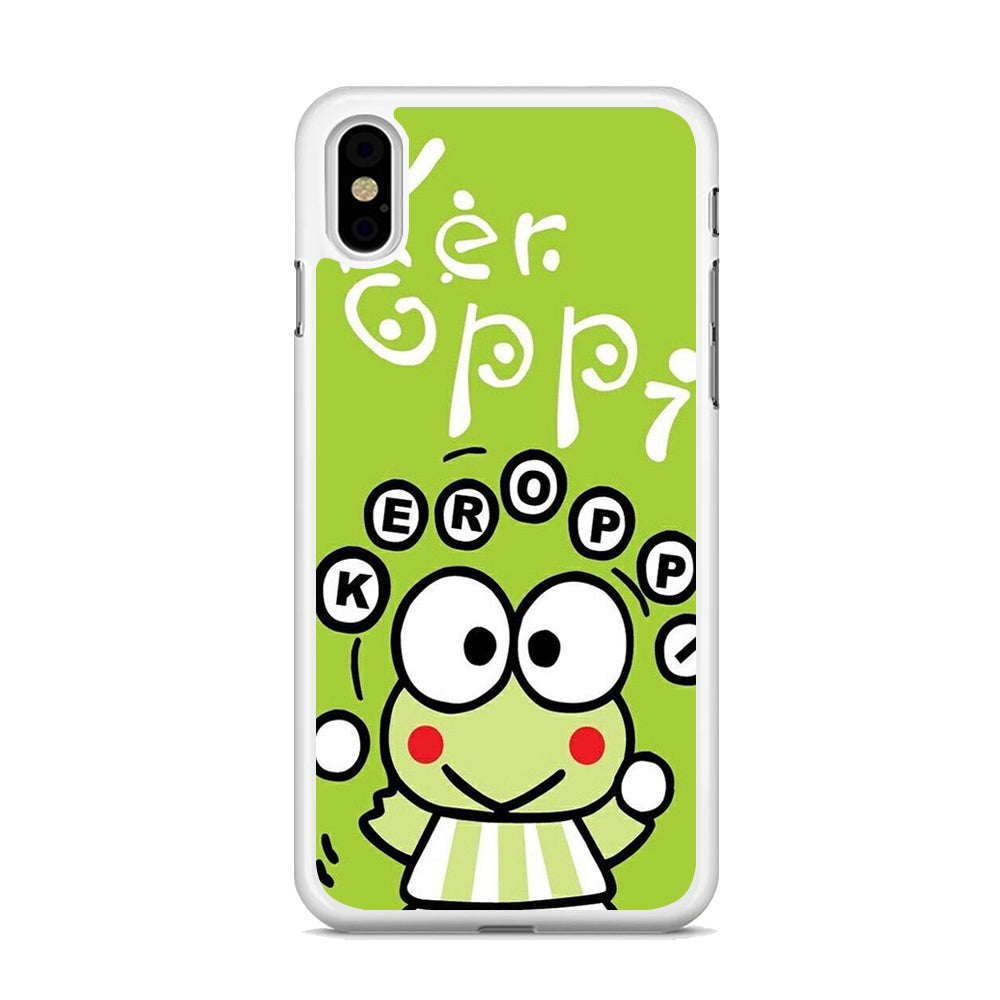 Keroppi Green Cute iPhone XS MAX Case