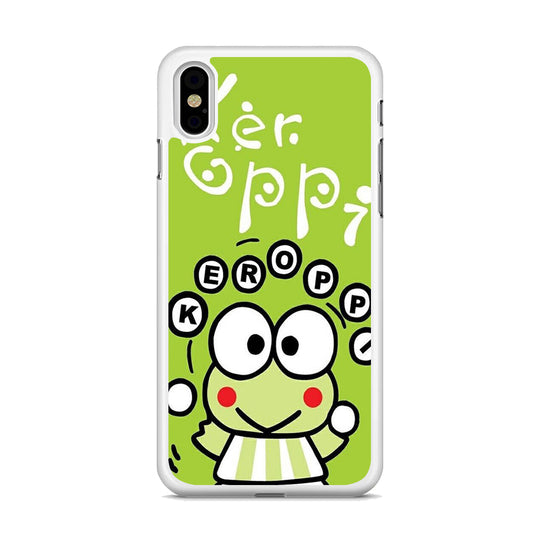 Keroppi Green Cute iPhone XS MAX Case