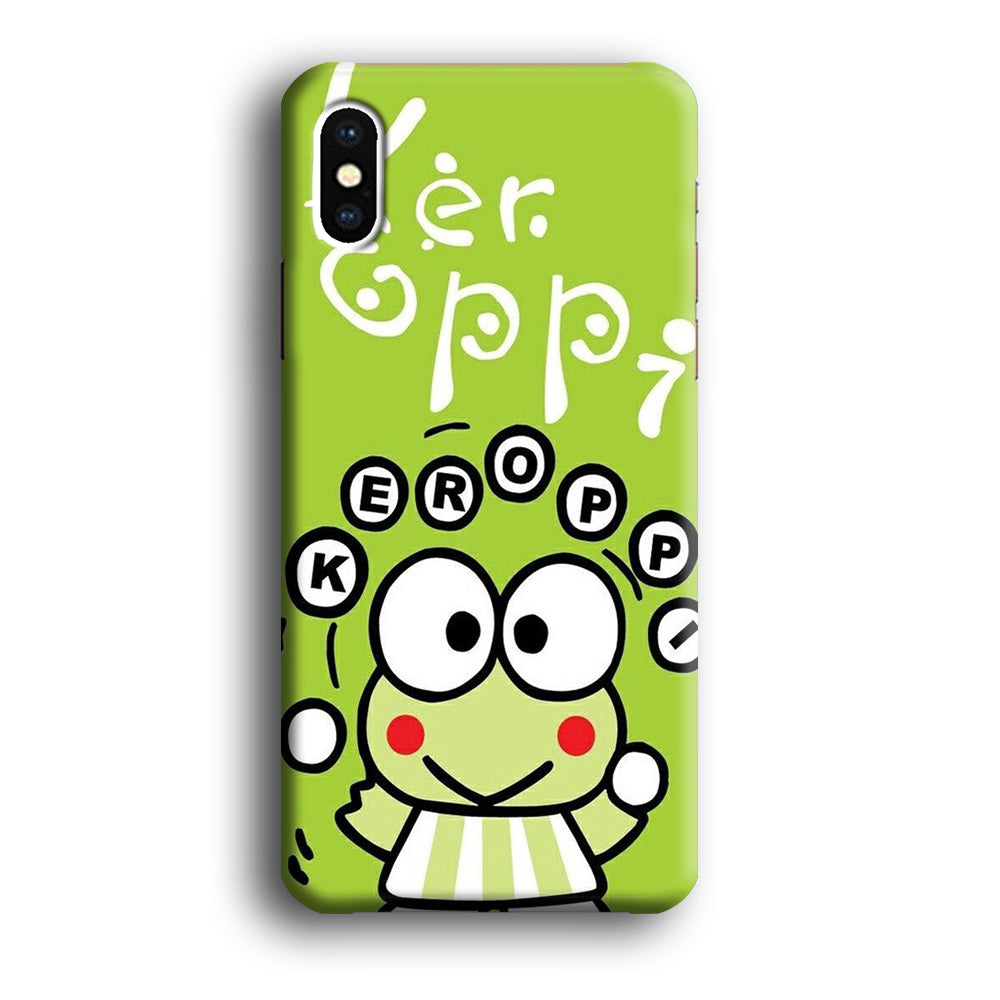 Keroppi Green Cute iPhone X Case