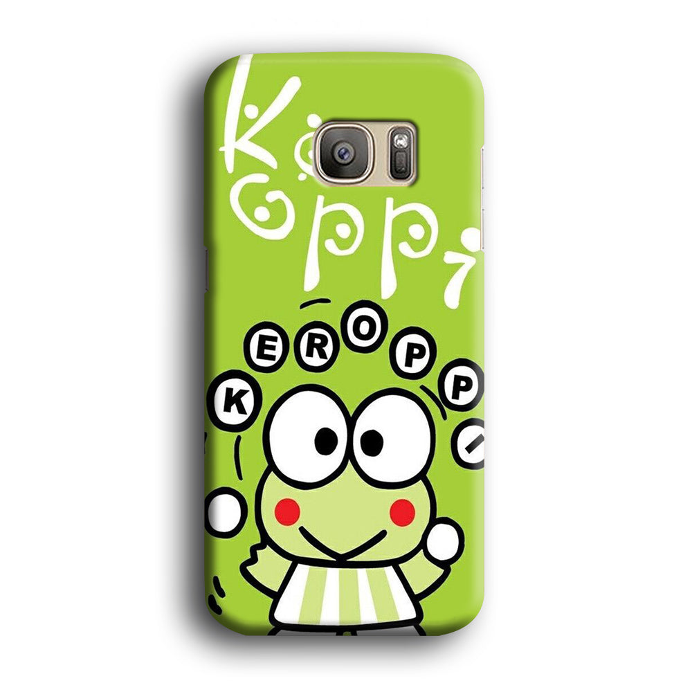 Keroppi Green Cute Samsung Galaxy S7 Case