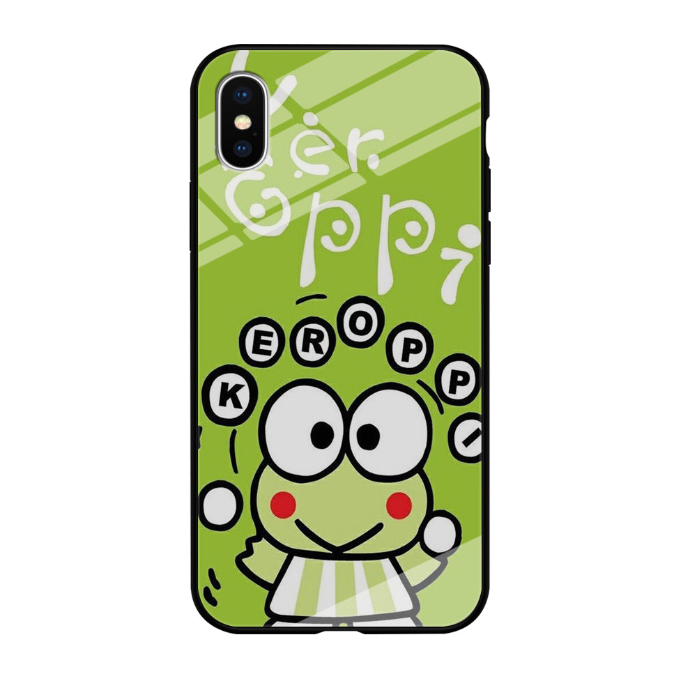 Keroppi Green Cute iPhone X Case