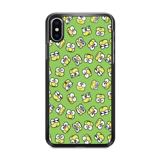 Keroppi Mood Emoji iPhone X Case