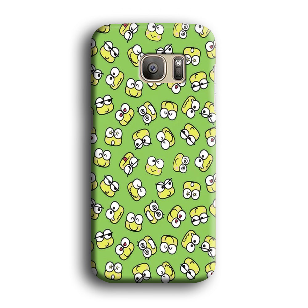 Keroppi Mood Emoji Samsung Galaxy S7 Case