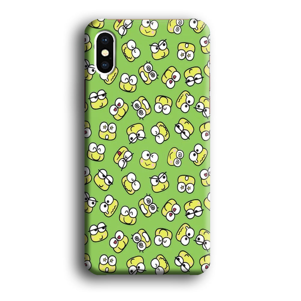 Keroppi Mood Emoji iPhone X Case