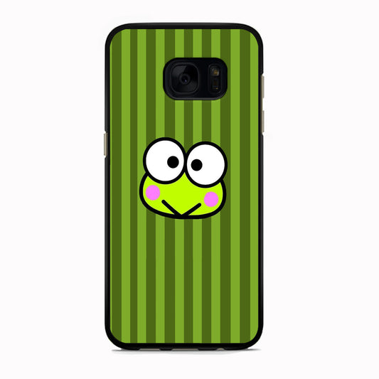 Keroppi Stripe Royal Green Samsung Galaxy S7 Edge Case
