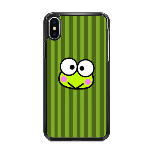 Keroppi Stripe Royal Green iPhone X Case