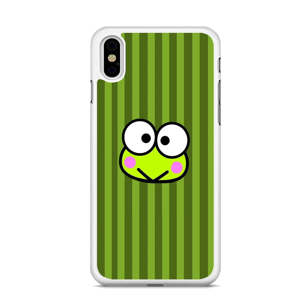 Keroppi Stripe Royal Green iPhone X Case