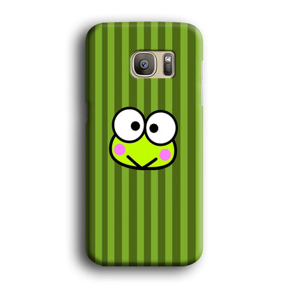 Keroppi Stripe Royal Green Samsung Galaxy S7 Edge Case