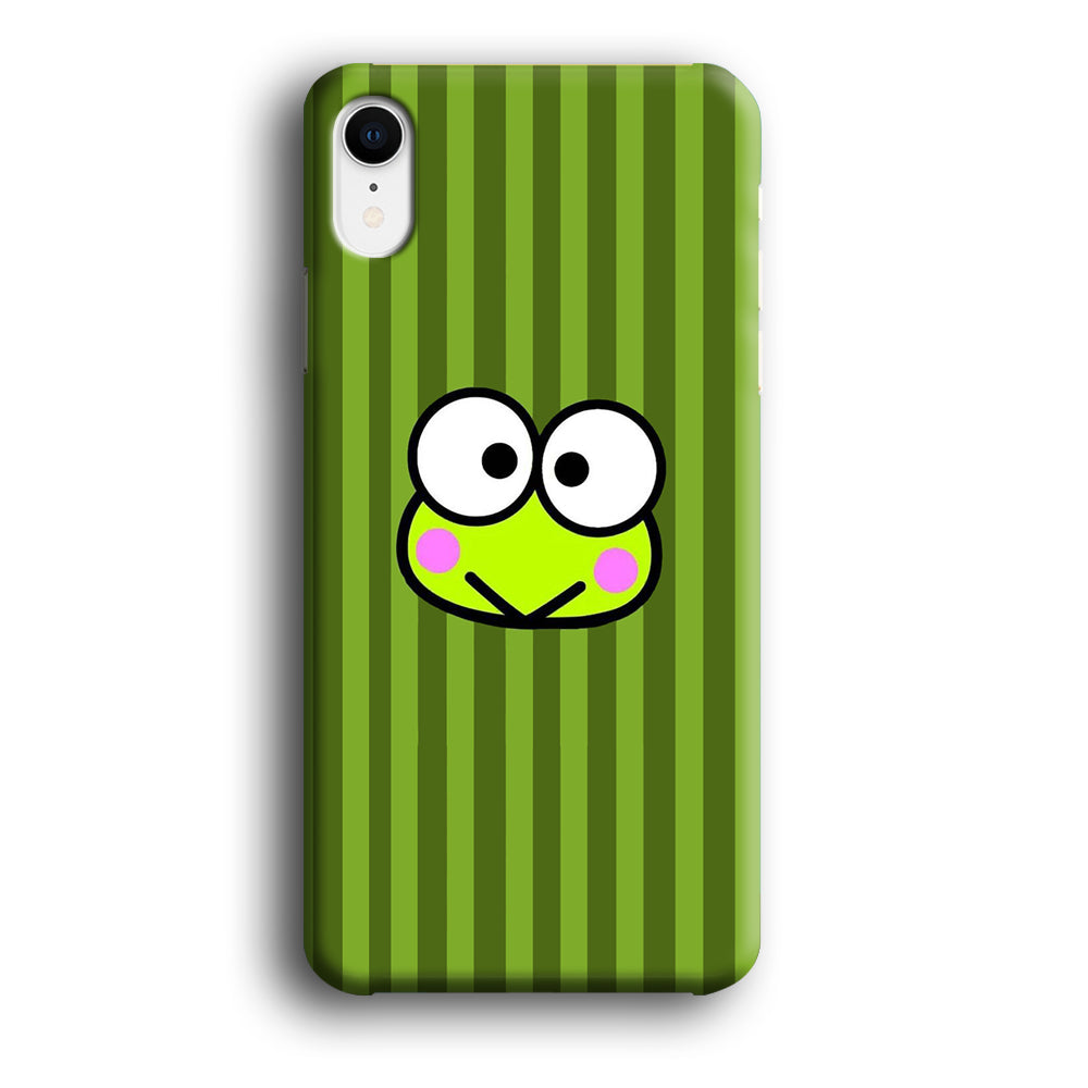 Keroppi Stripe Royal Green iPhone XR Case