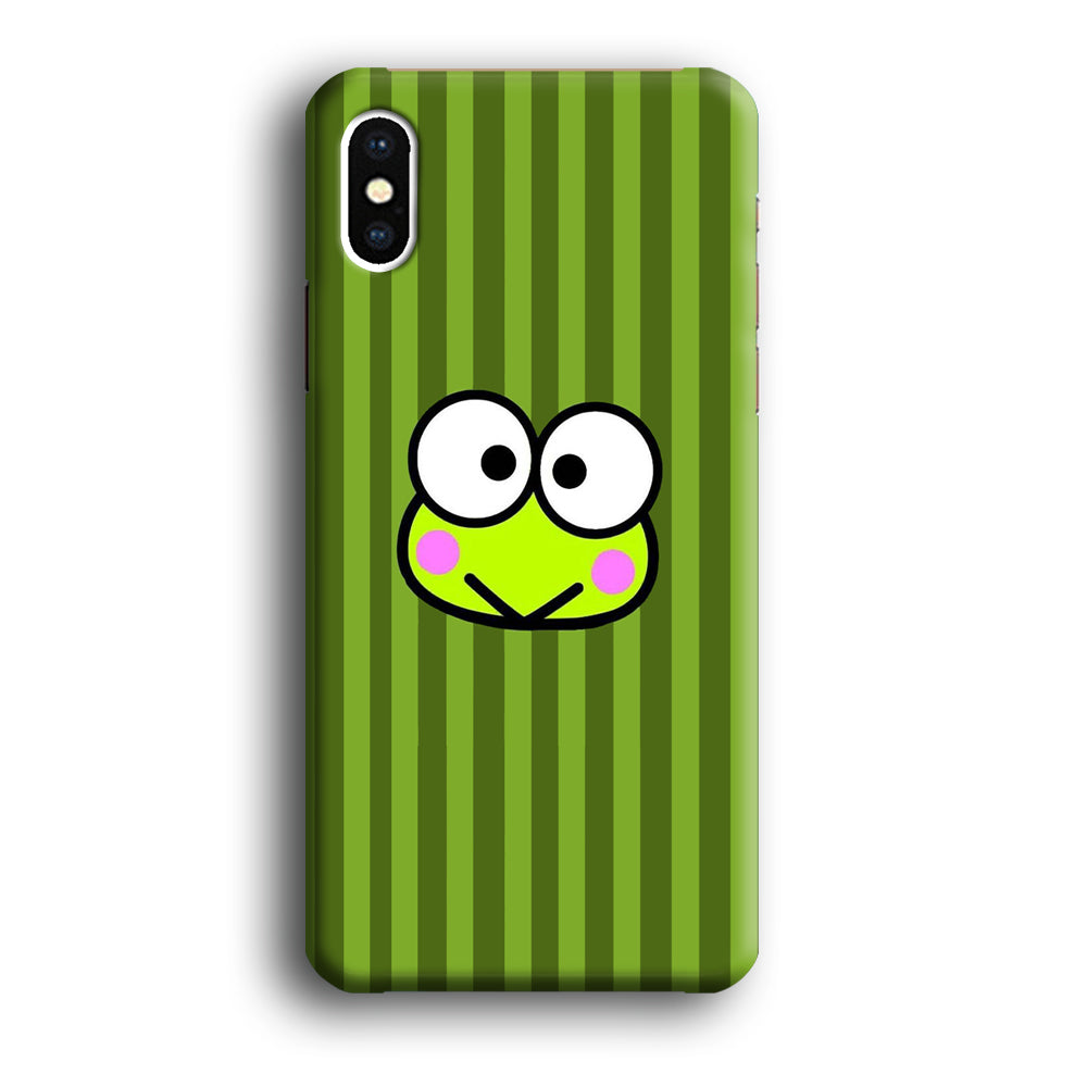 Keroppi Stripe Royal Green iPhone X Case