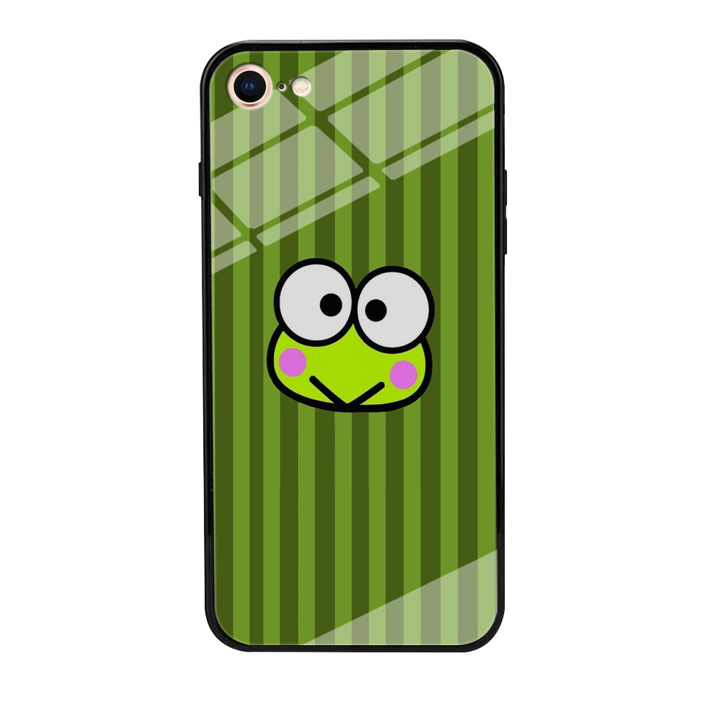Keroppi Stripe Royal Green iPhone 8 Case