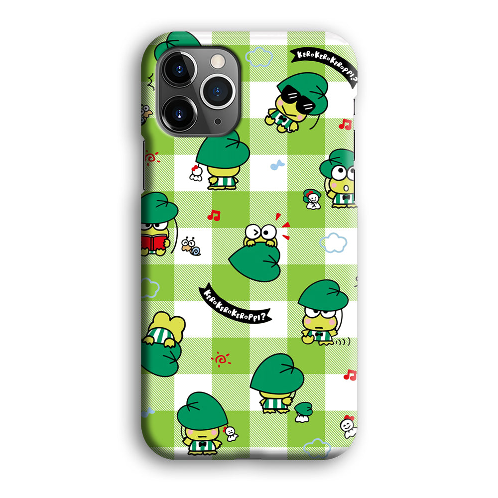 Keroppi on Green Flanel iPhone 12 Pro Case
