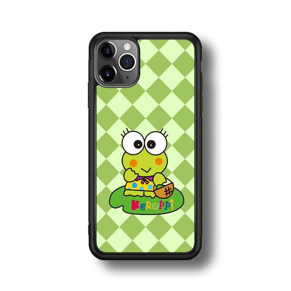 Keroppi on Lotus Leaf iPhone 11 Pro Case