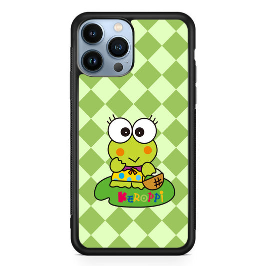 Keroppi on Lotus Leaf iPhone 13 Pro Max Case