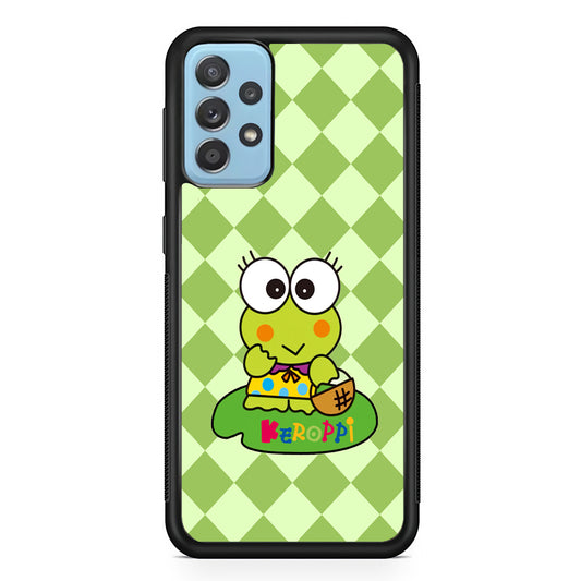 Keroppi on Lotus Leaf Samsung Galaxy A52 Case