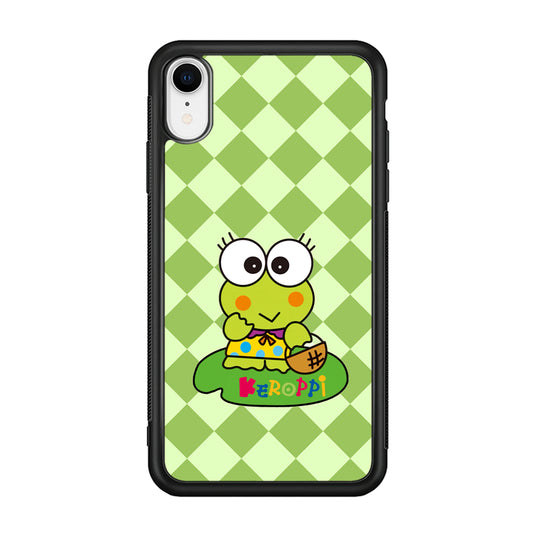 Keroppi on Lotus Leaf iPhone XR Case