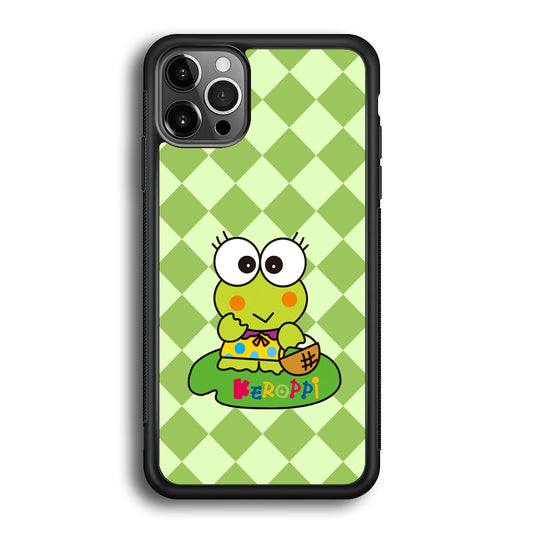 Keroppi on Lotus Leaf iPhone 12 Pro Case