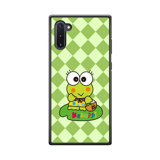Keroppi on Lotus Leaf Samsung Galaxy Note 10 Case