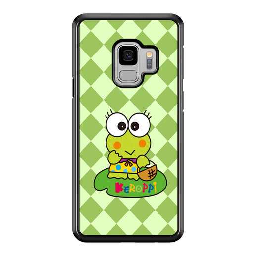 Keroppi on Lotus Leaf Samsung Galaxy S9 Case